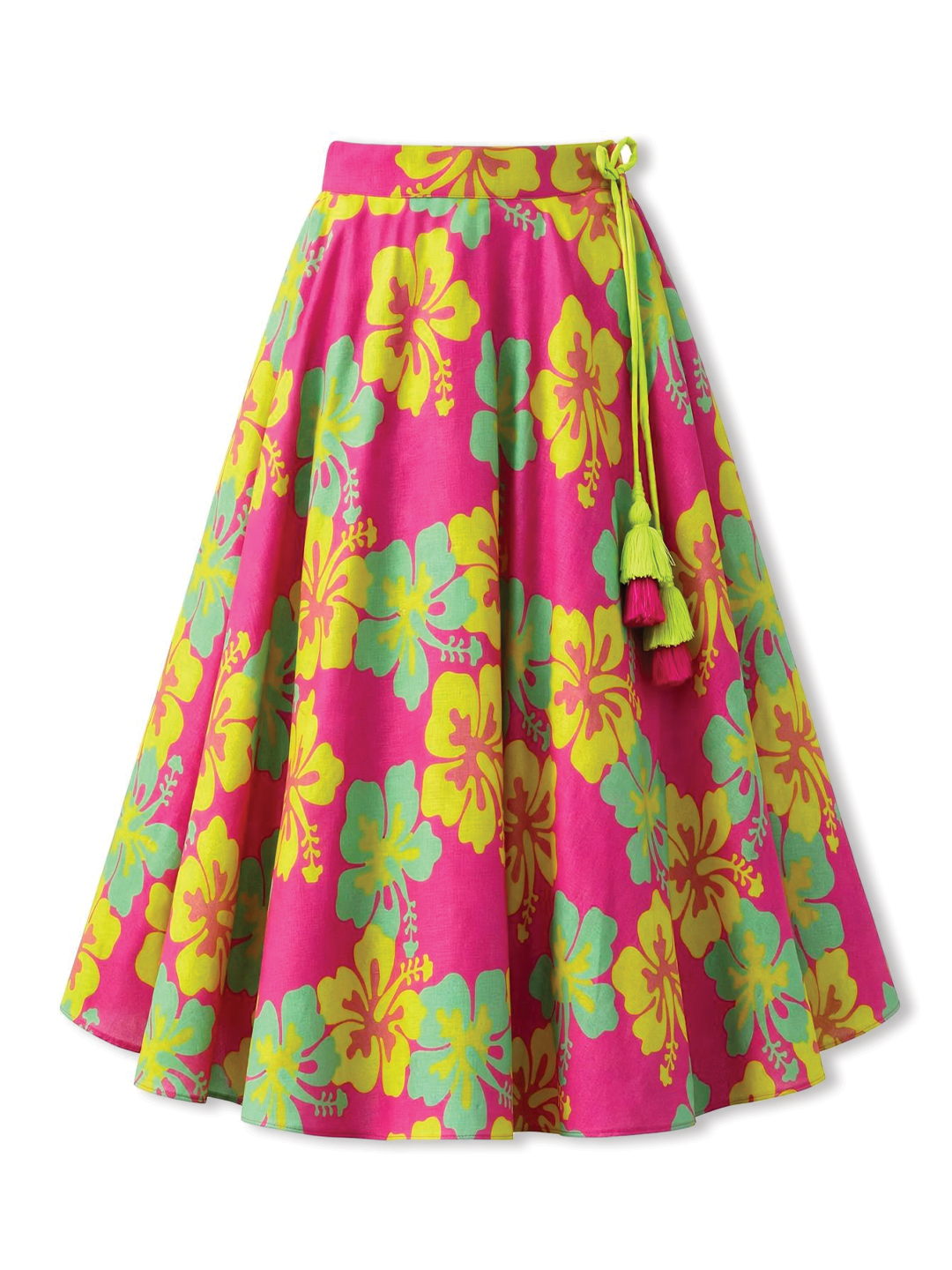 Hibiscus Twirl Girls Festive Lehenga Set