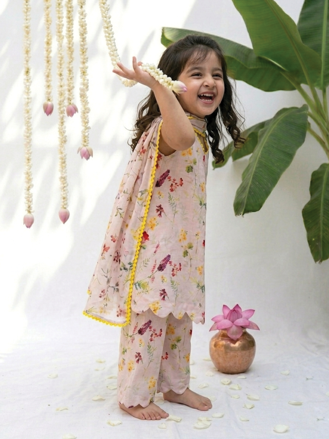 Mahek Flower Printed Tunic Set