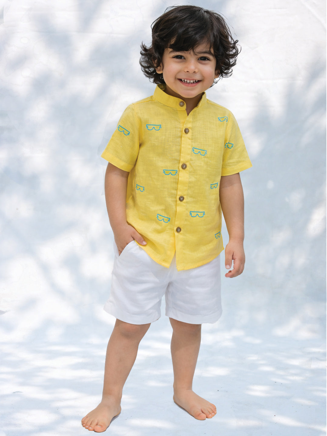 Bitter Lemon embroidered Shirt