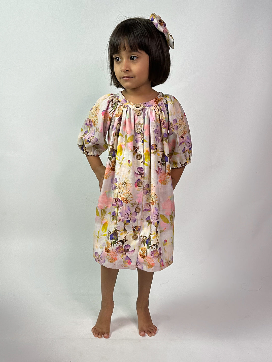 Vibrant Floral Dress