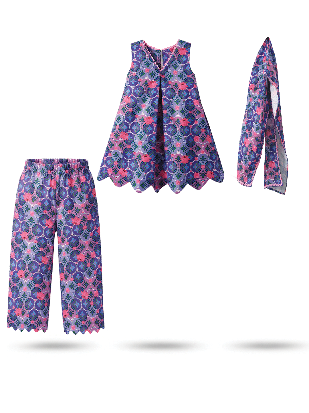 Blooming Kamal Printed Tunic Set