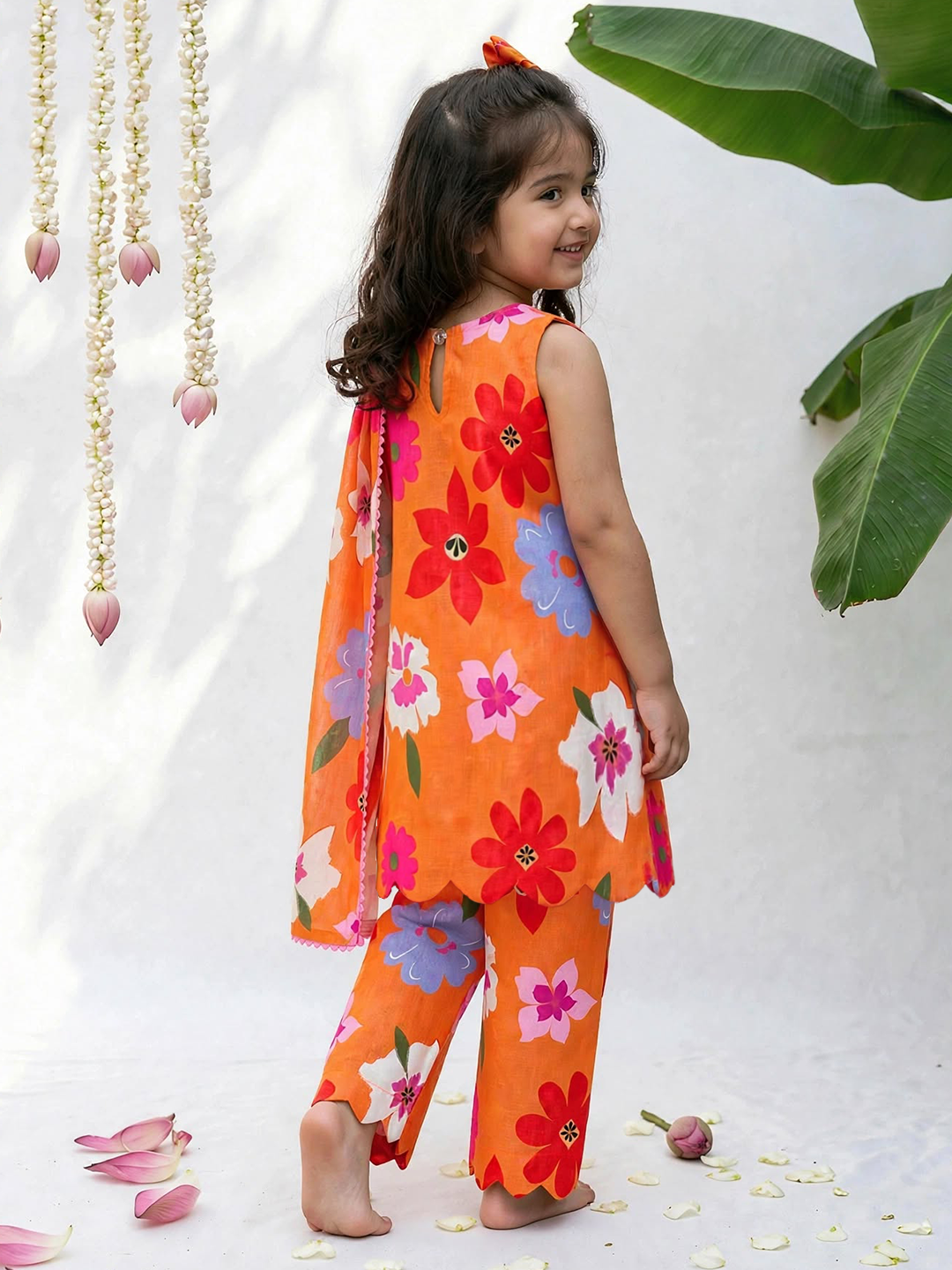 Kesar Gulab Printed Tunic set