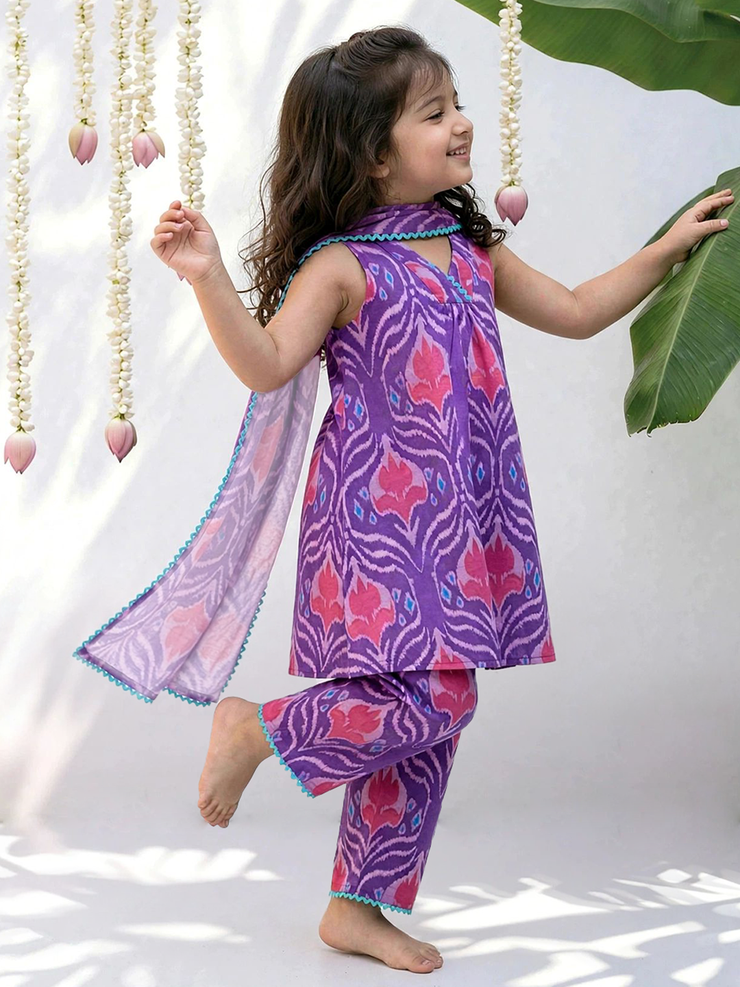 Ikat Printed Tunic Sets