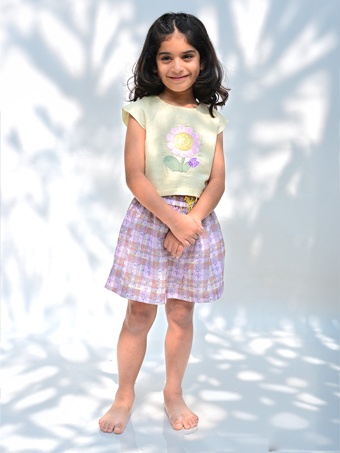 Butter Yellow Skort Set