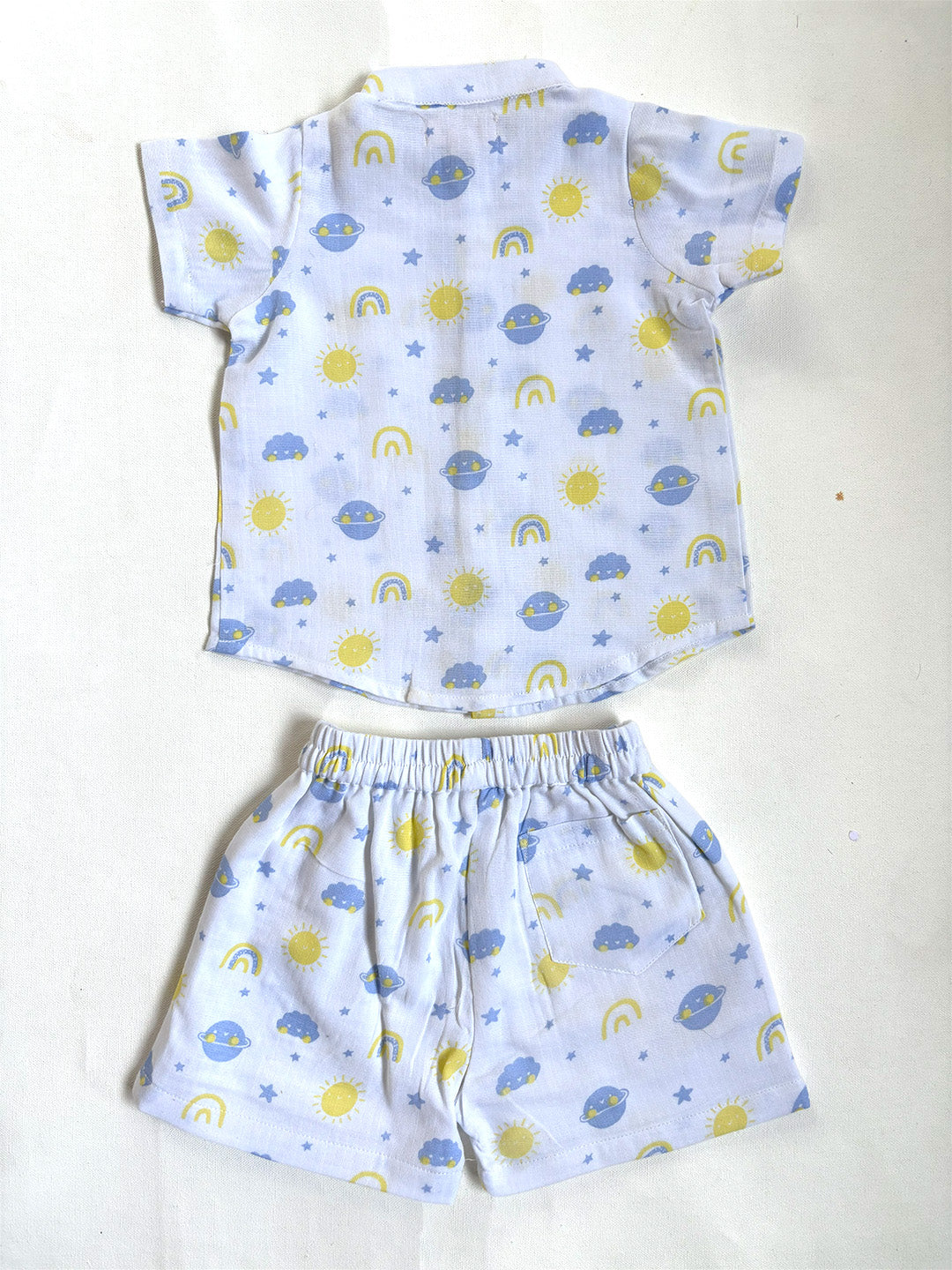 Sunshine Printed Cotton Co-ord Set for Baby Boys