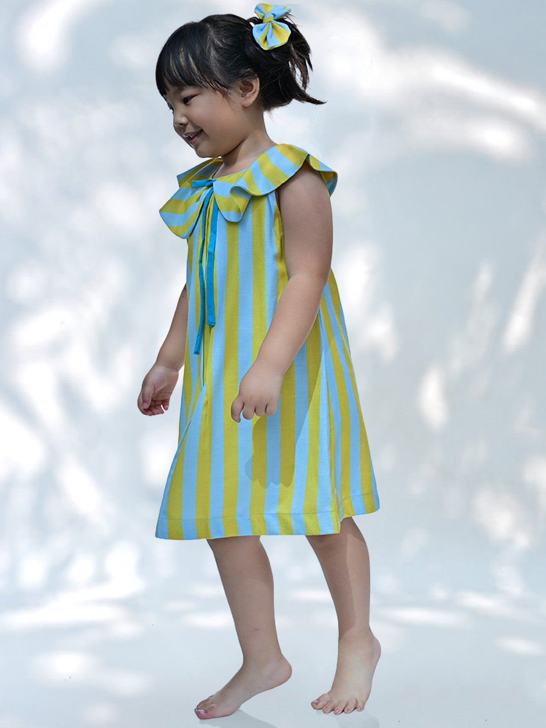 Ice Lemon A Line Dress