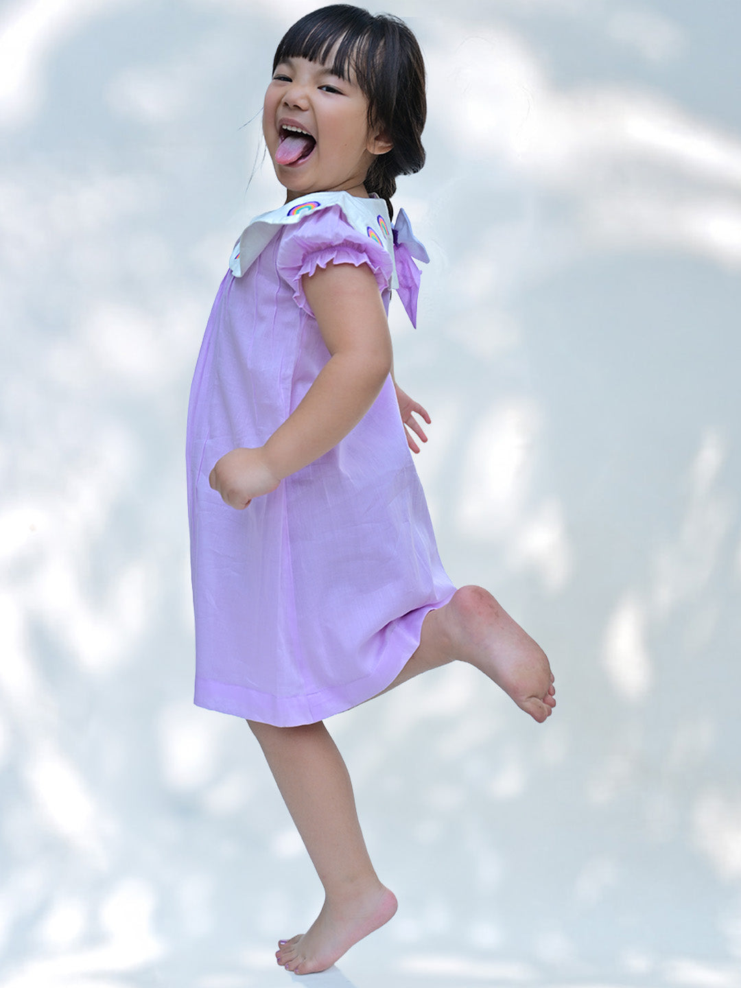 lavender rainbow Dress