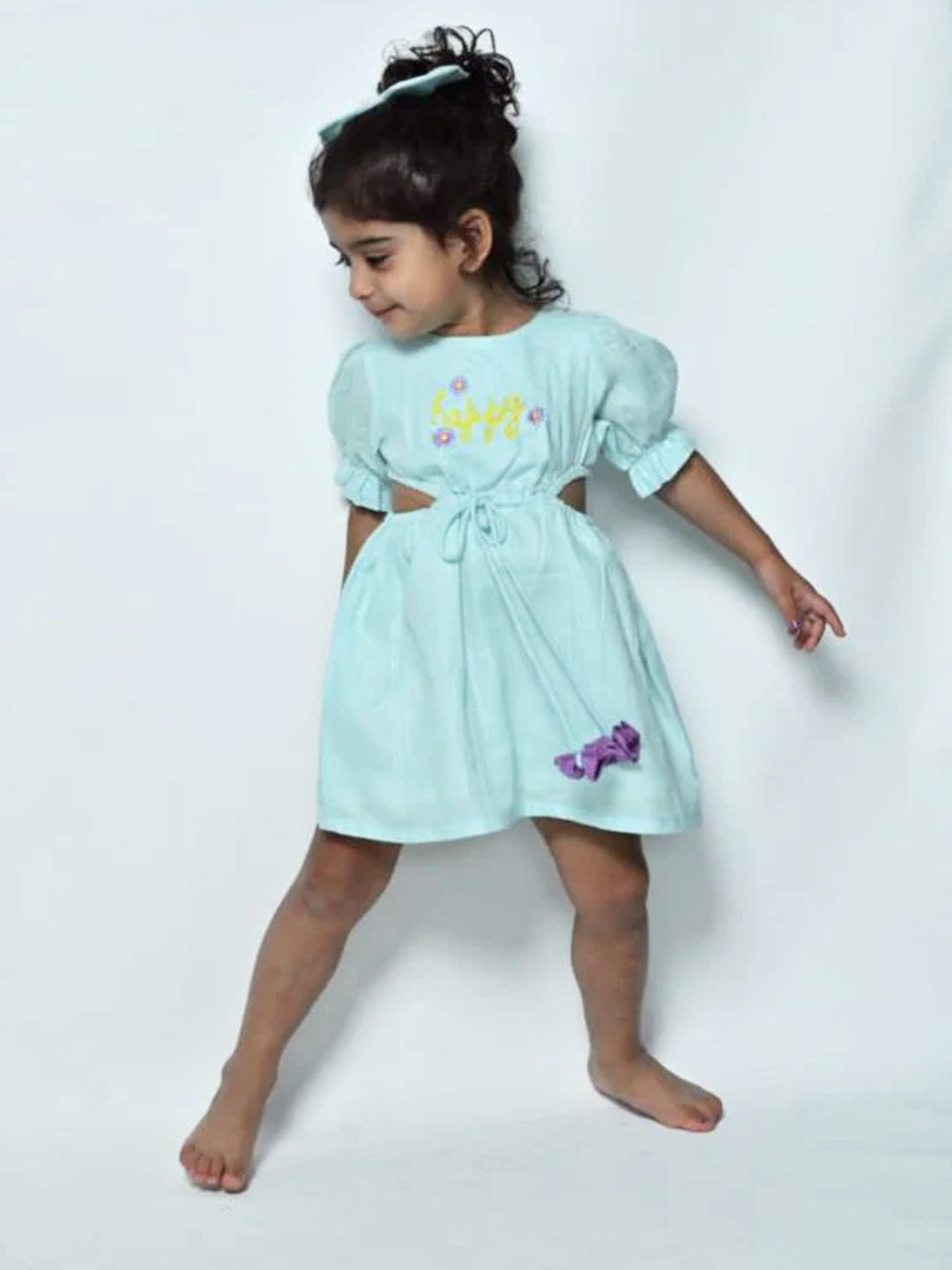 Cyan Cut Out Dress