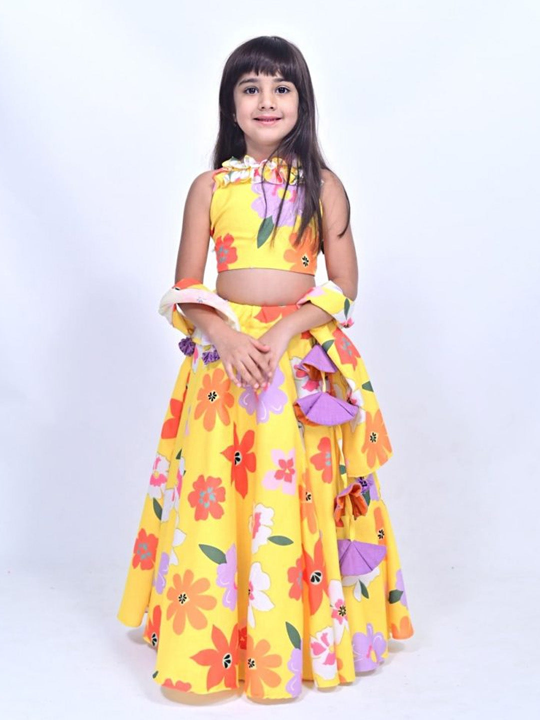Florales Fiesta Lehenga-Set