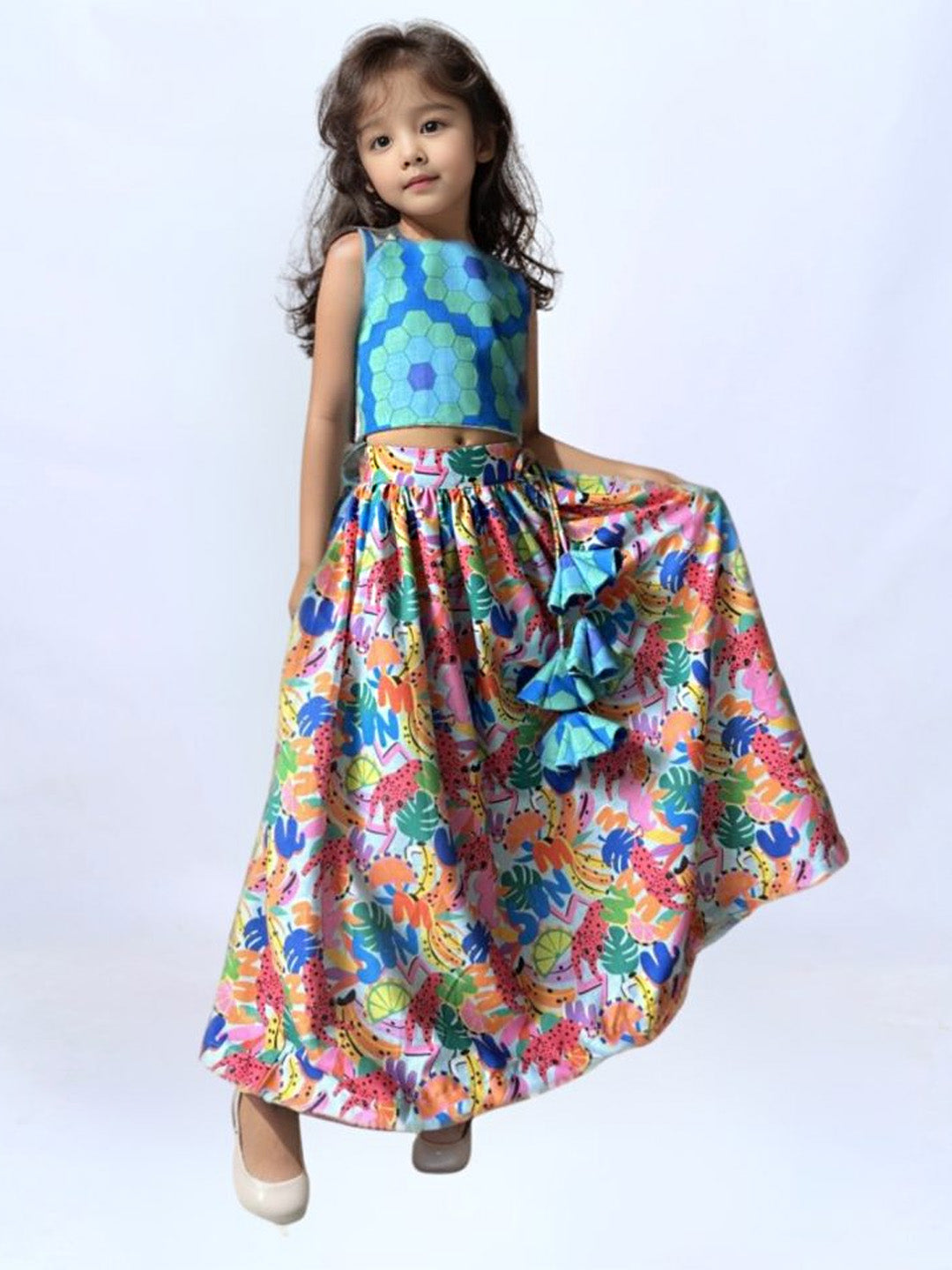 TropicalBliss Lehenga Set