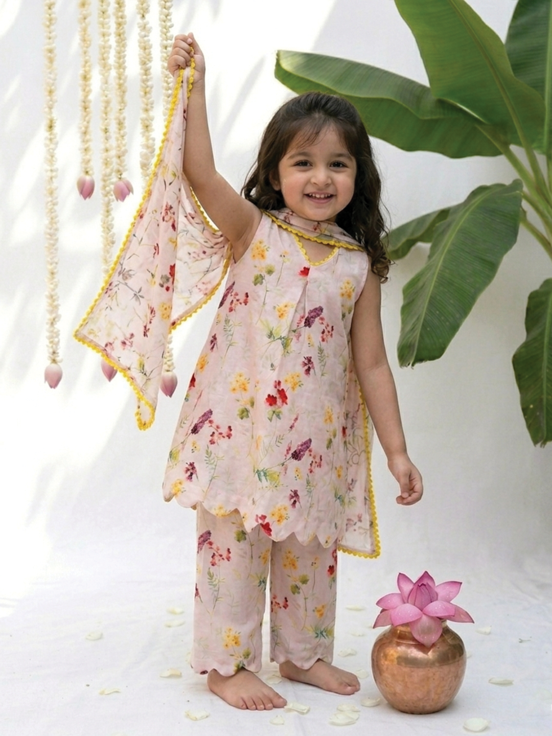 Mahek Flower Printed Tunic Set
