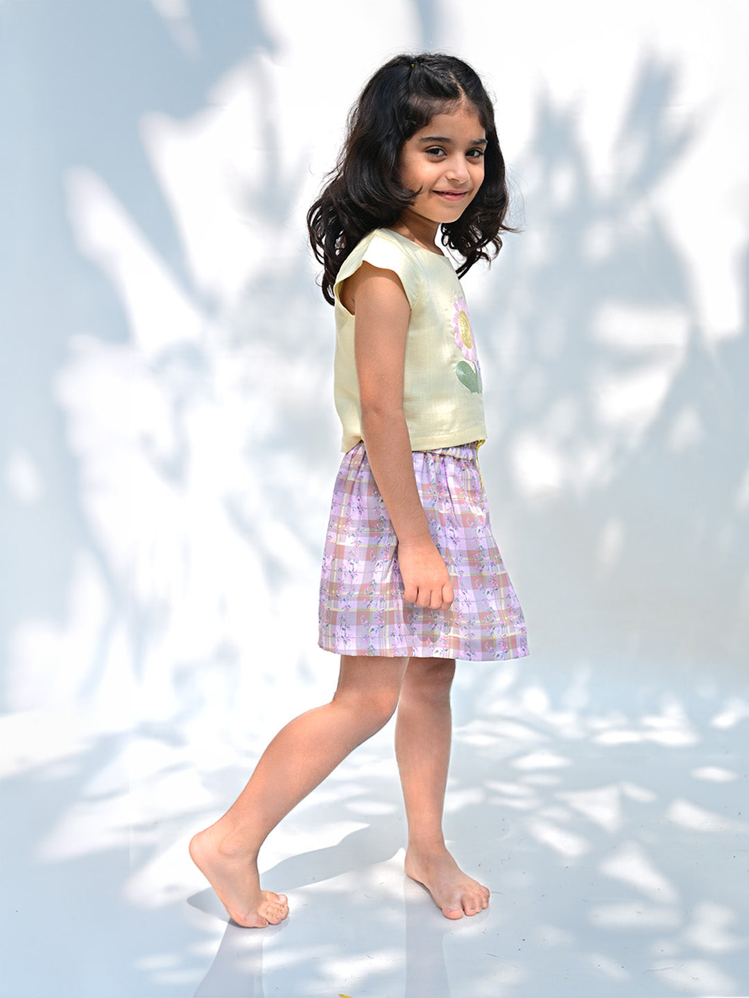 Butter Yellow Skort Set