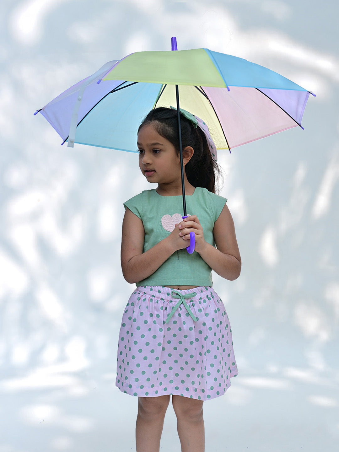 lime sugar candy Skort Set