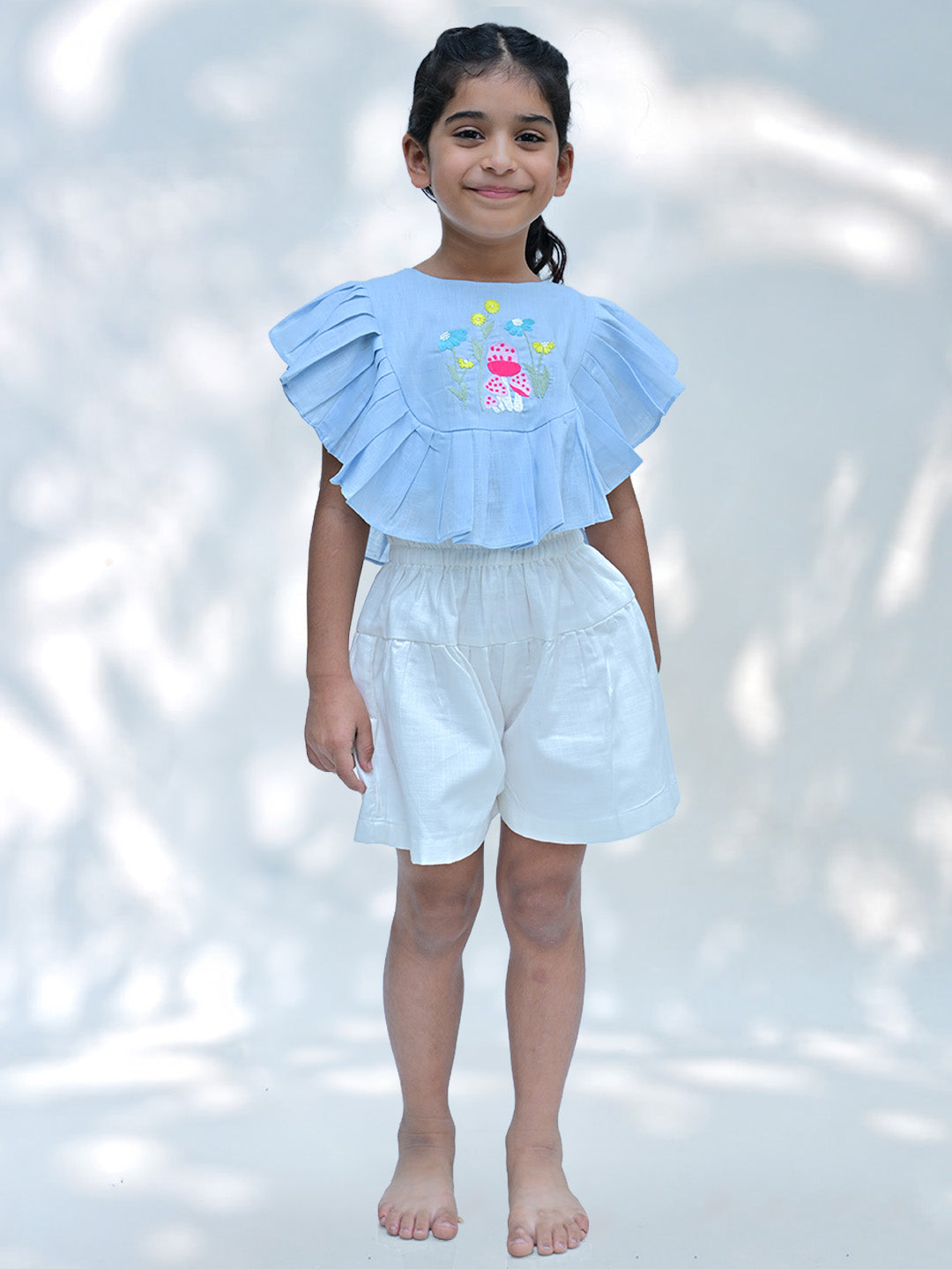 Ice Macaron Shorts Set