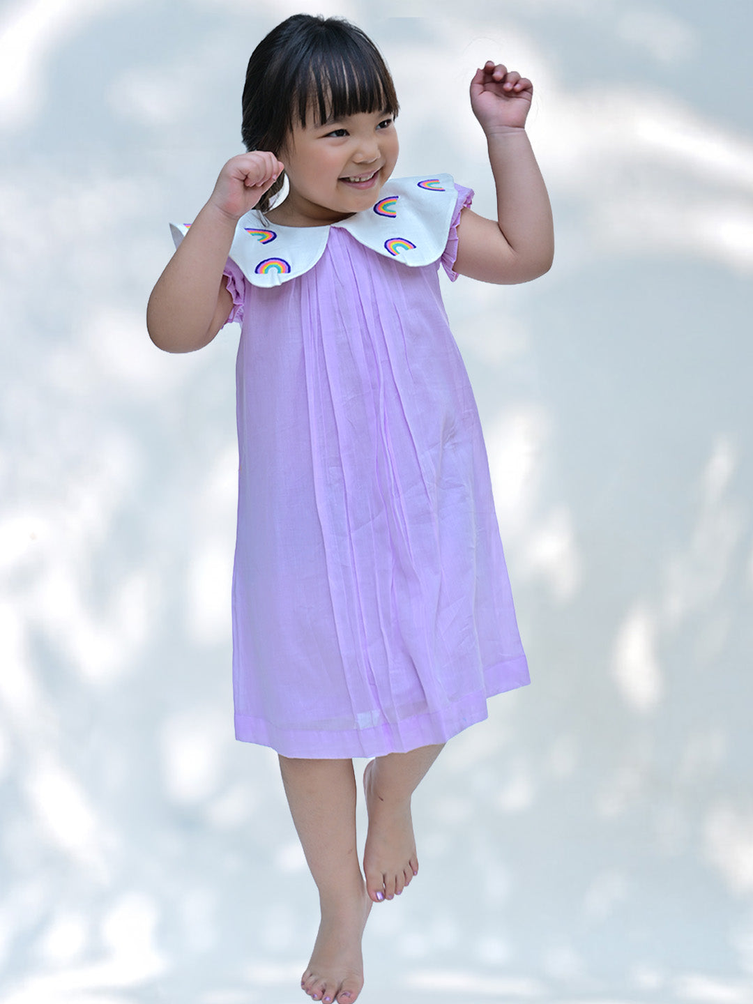 lavender rainbow Dress