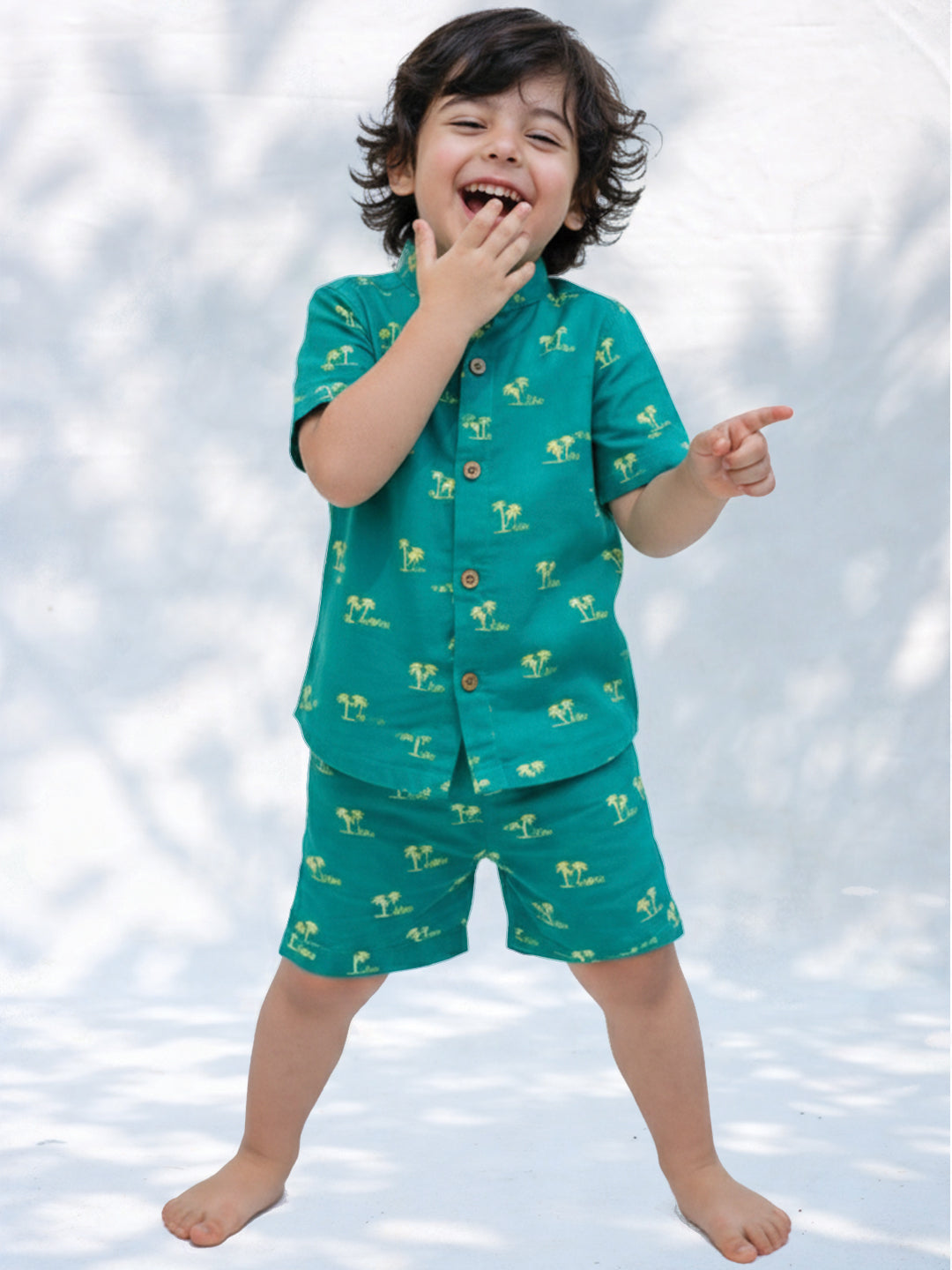 Coconut wave kids short co-ord set