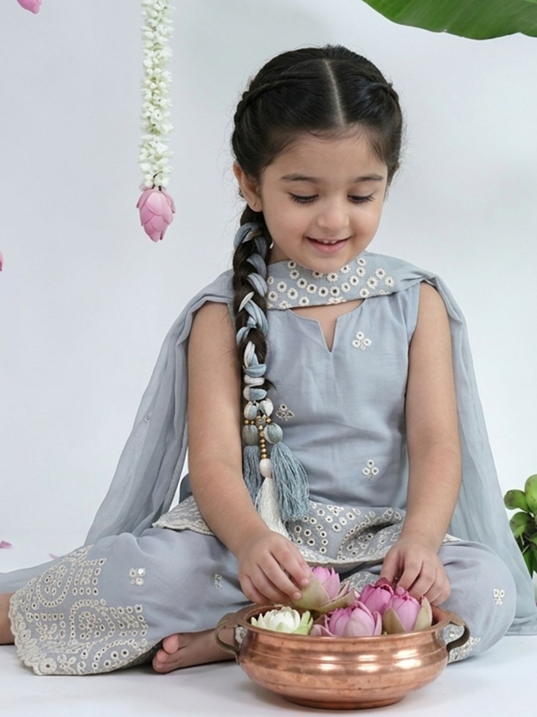 Blue Moon Lucknowi Tunic set