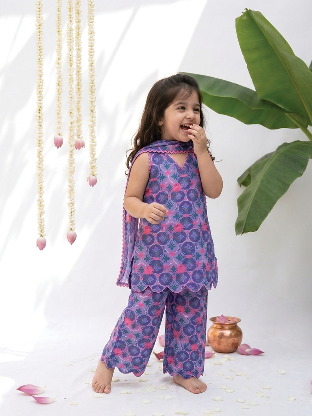 Blooming Kamal Printed Tunic Set