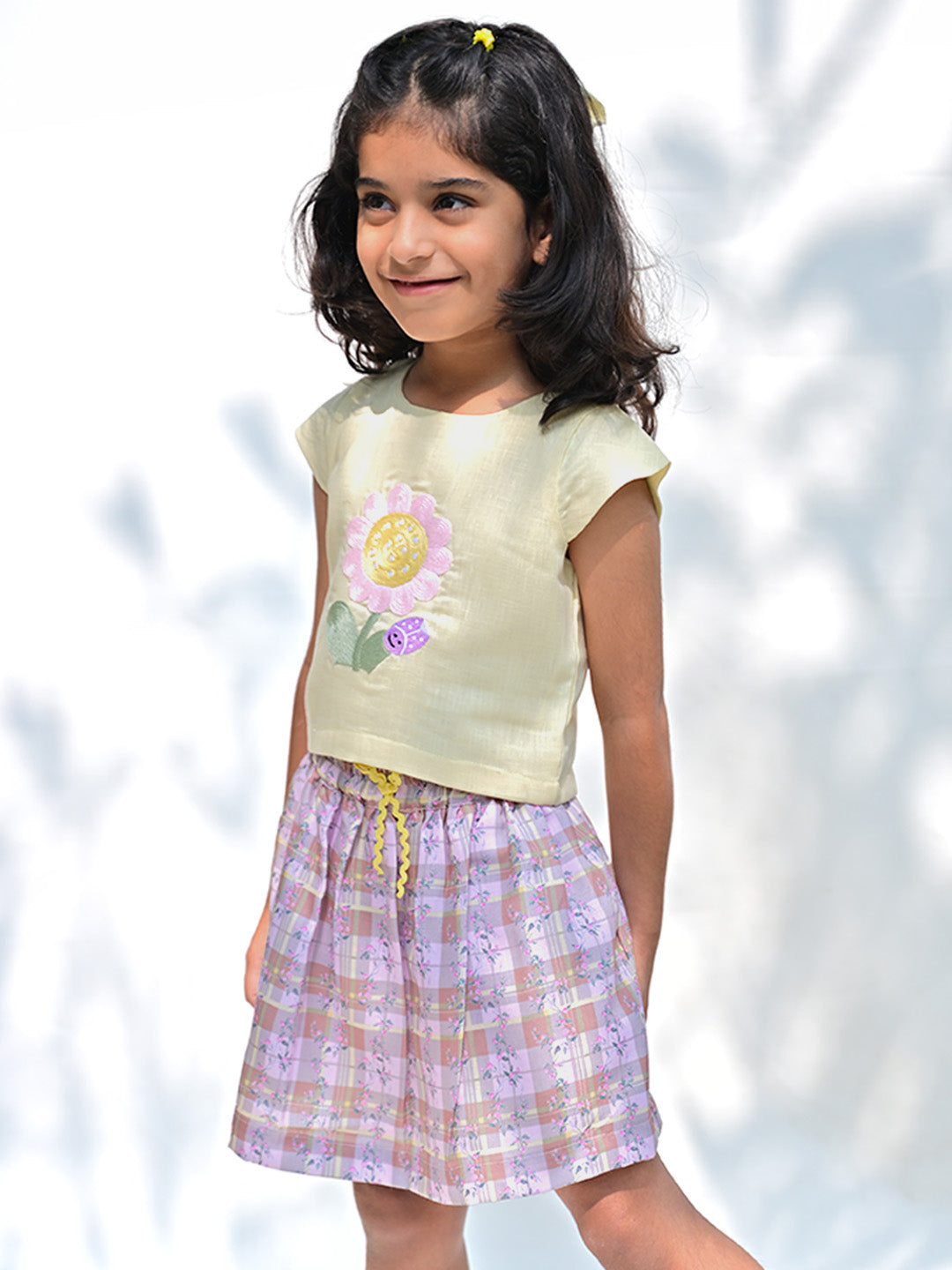 Butter Yellow Skort Set