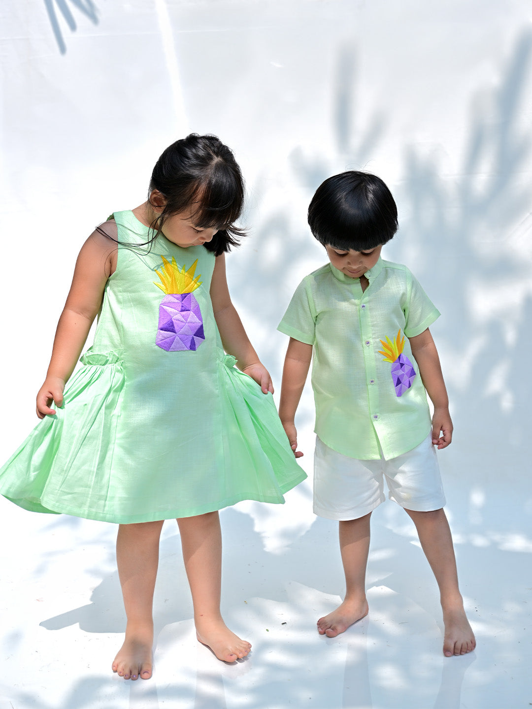 Little Pine Embroidered Shirt