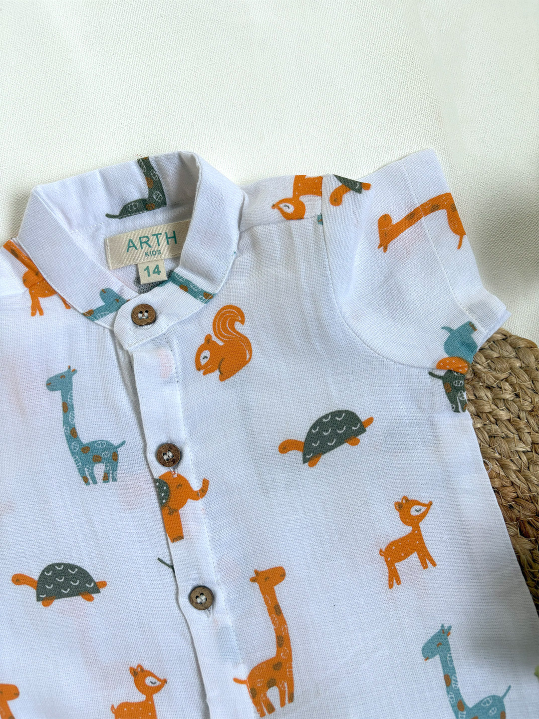 Jungle Book Printed Cotton Co-ord Set for Baby Boys