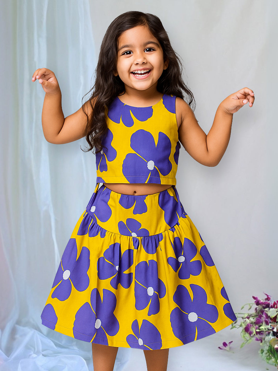 Sunshine Bloom Skirt Set