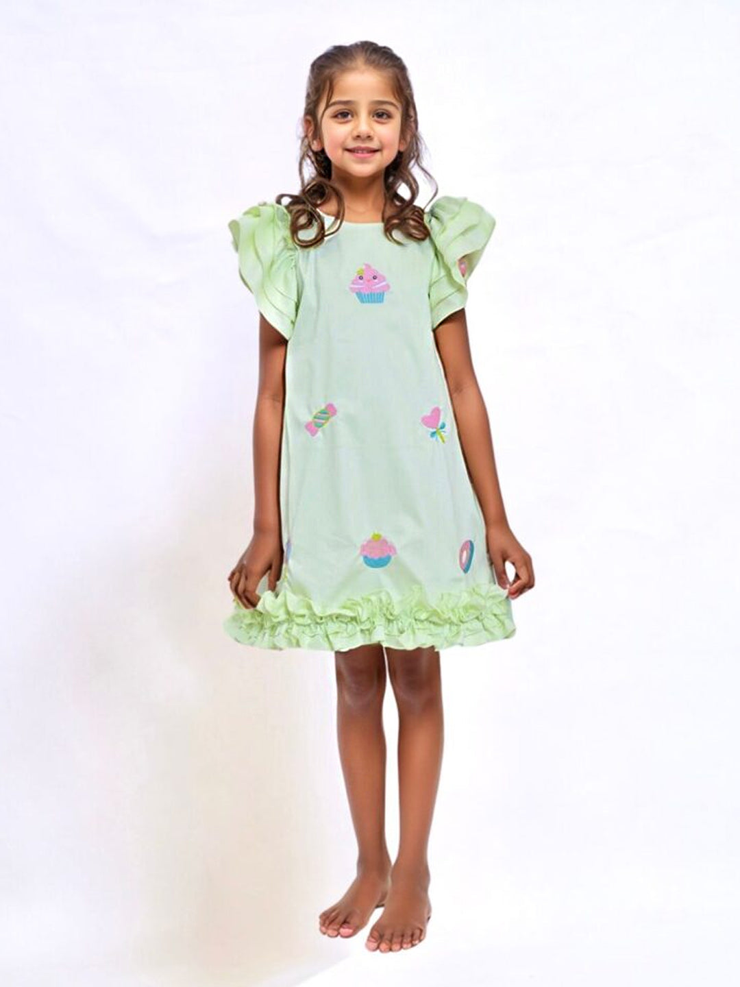 Twinkle Lime Kleid