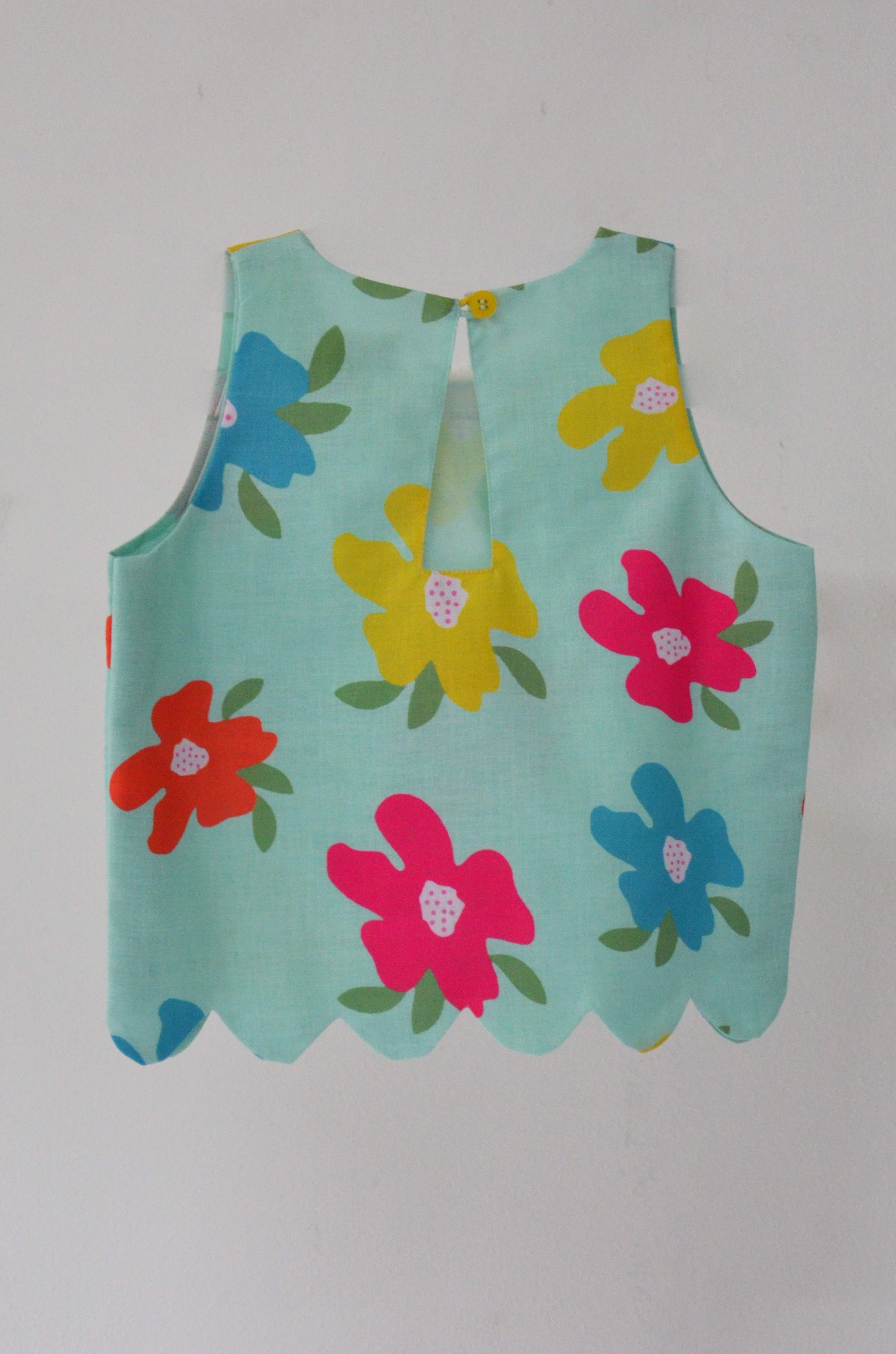 Cyan Bloom Coord Set