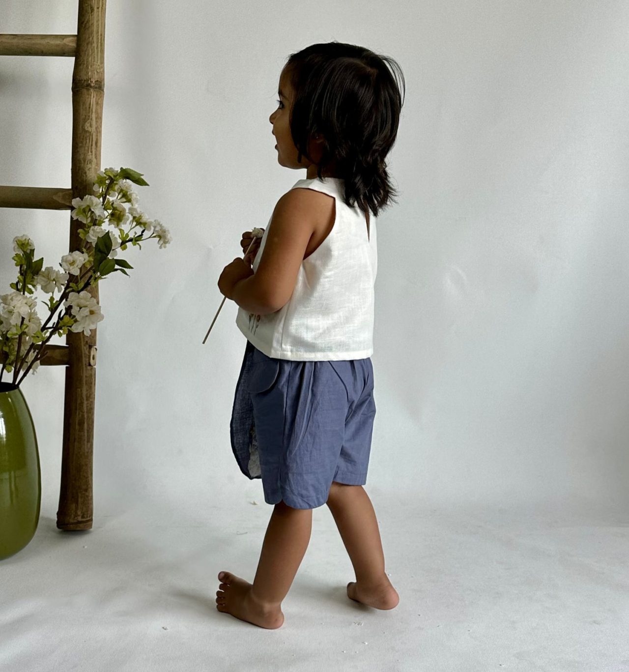 Floral Warp Shorts