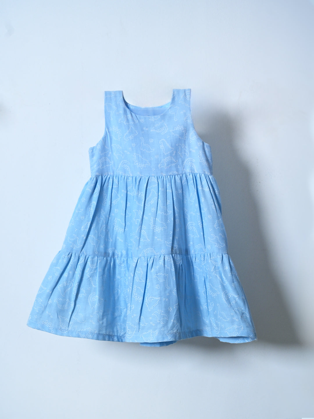 Sky Blue Dino Mini Dress