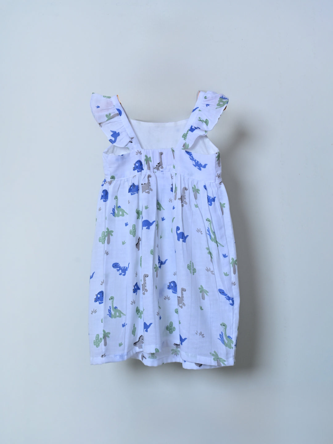 White Dino Mini Dress