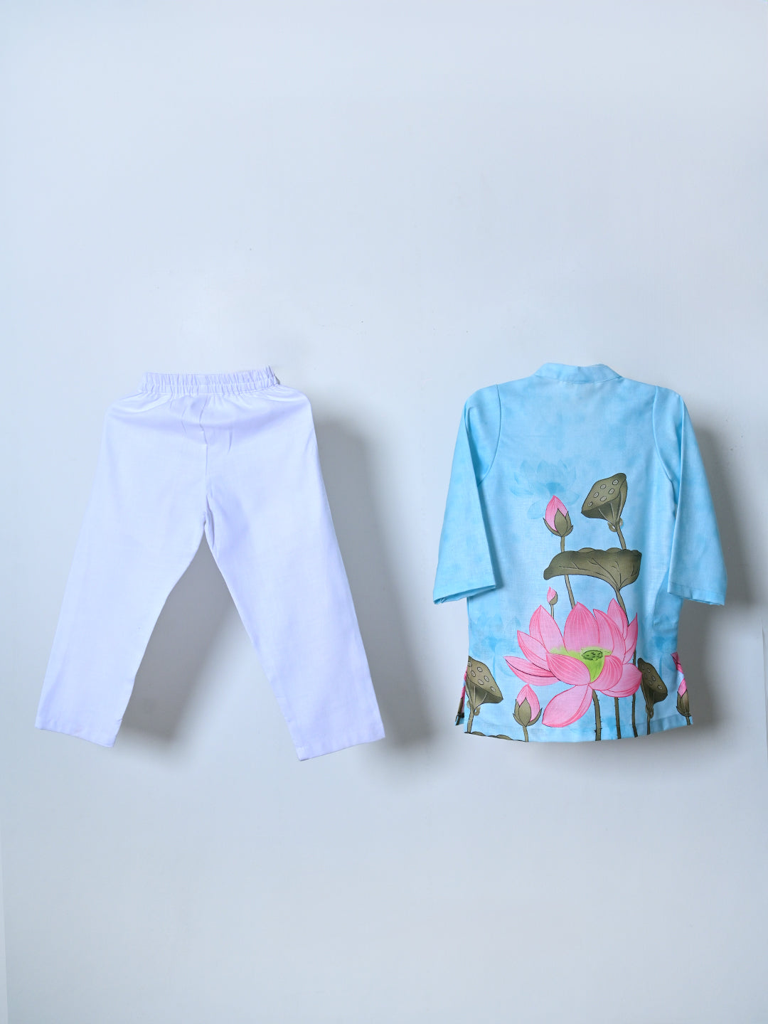 Blue Lotus Kurta Set