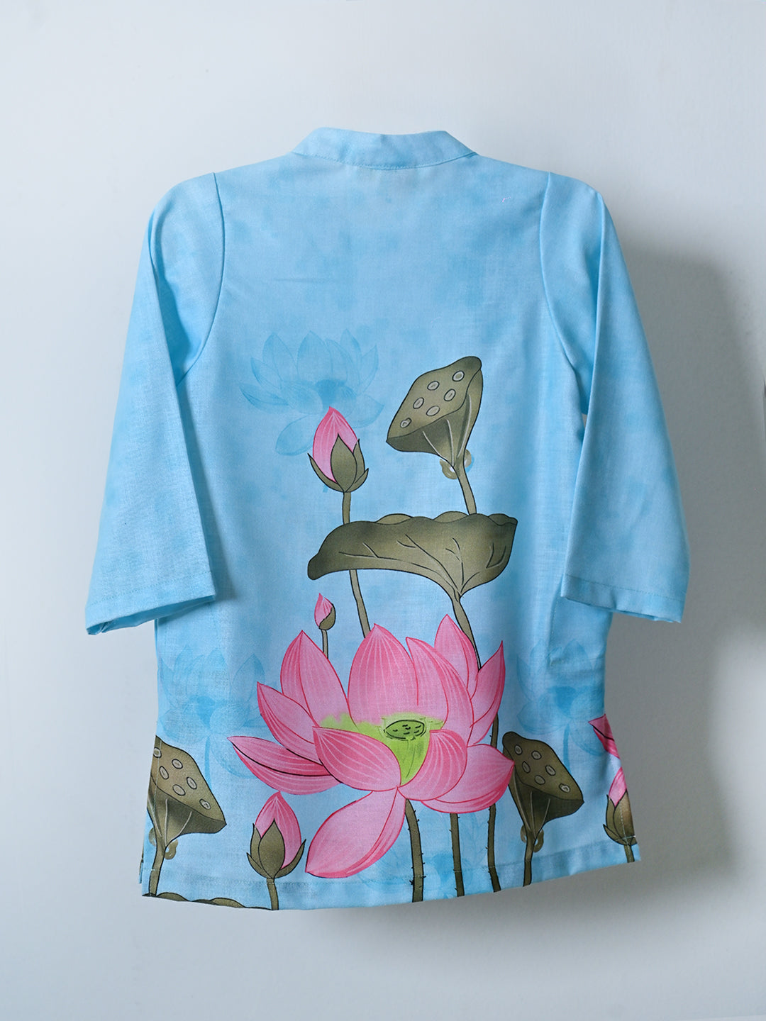 Blue Lotus Kurta Set