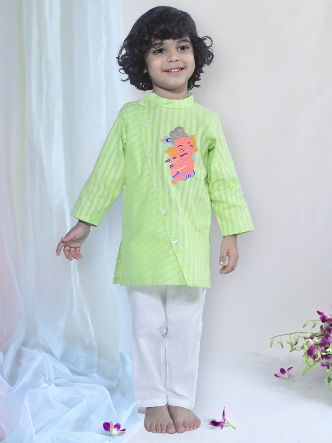 Ganpati Bappa Kurta Set