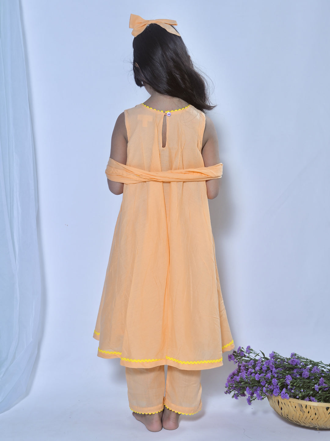 Orange Bloom Tunic Set