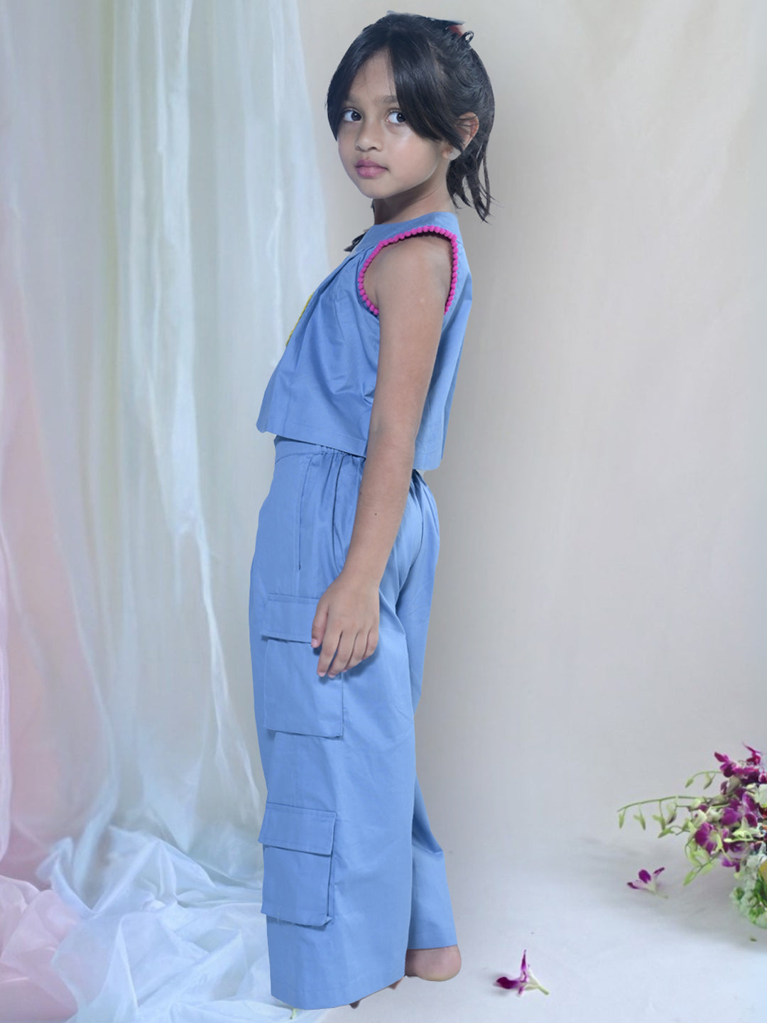 rainbow blue coord set