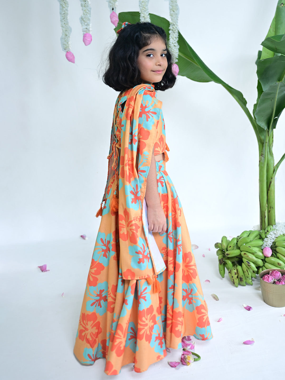 Hibiscus Girls Festive Lehenga Set