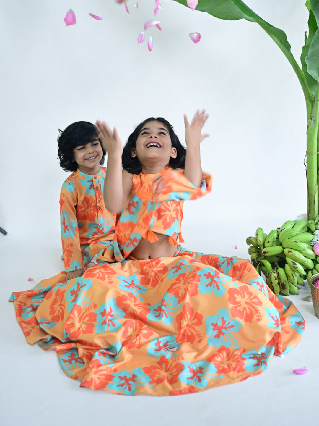 Hibiscus Girls Festive Lehenga Set