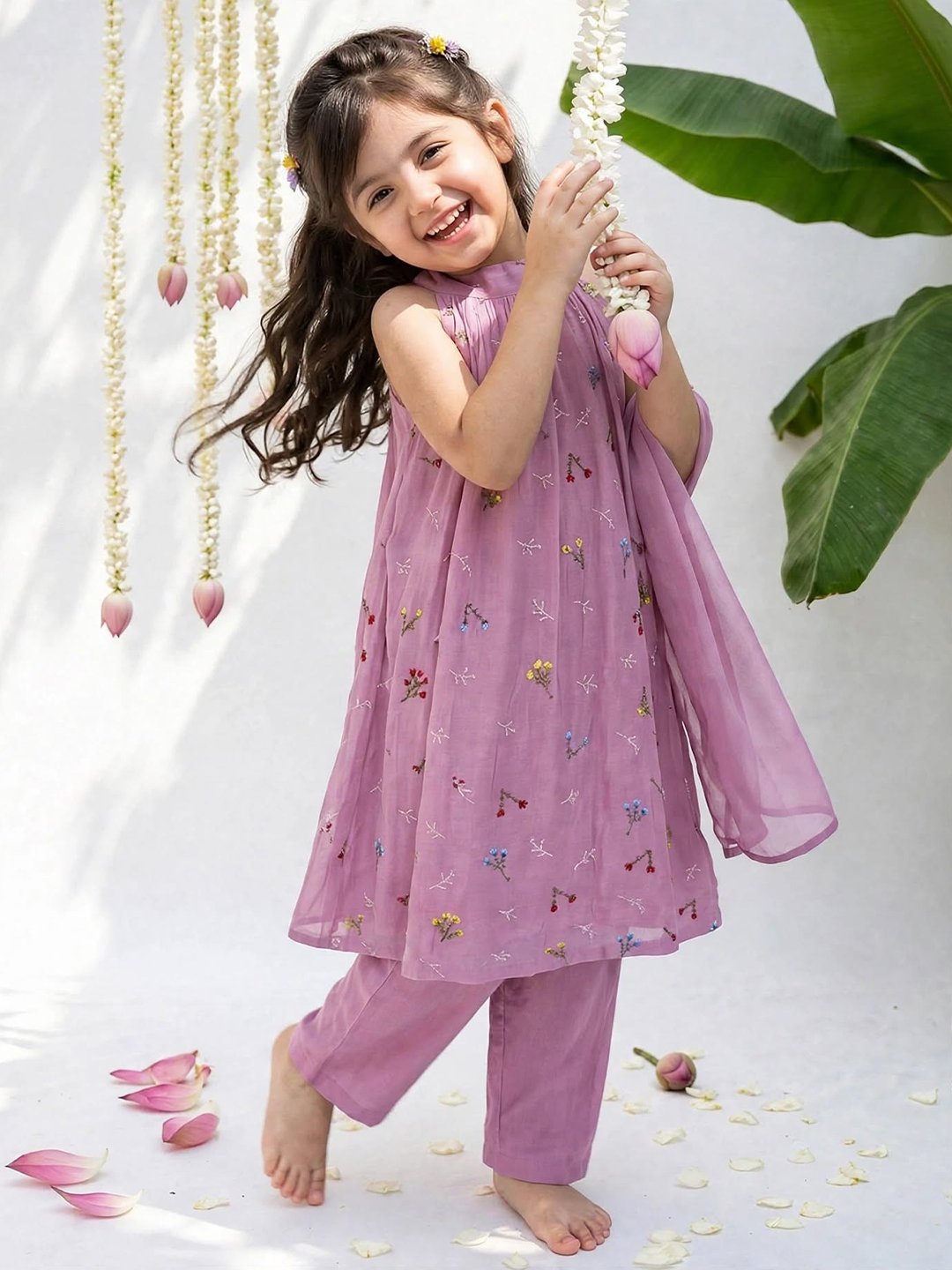 Lavender Bloom Girls Festive Set