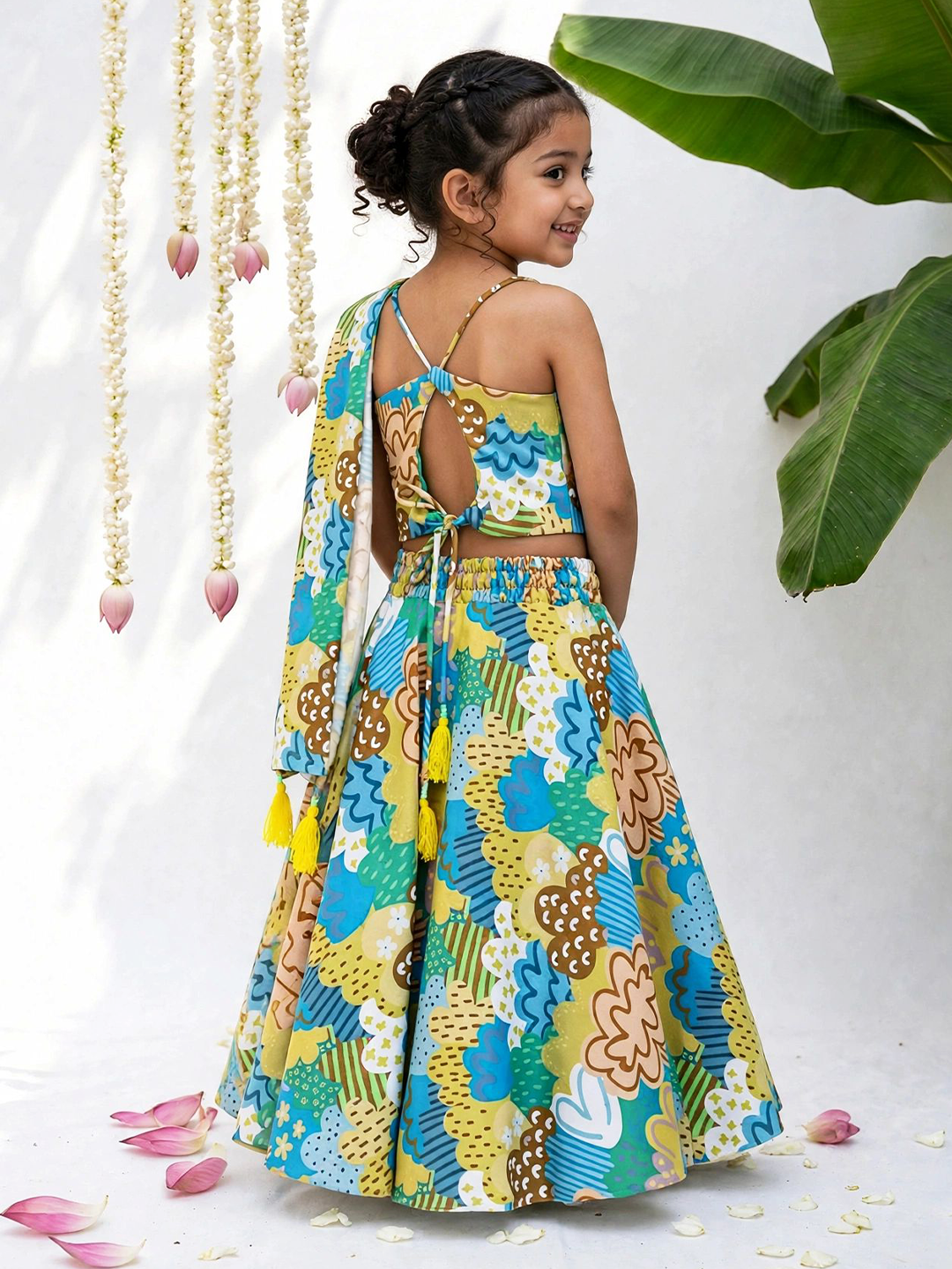Nil Gagan Printed Lehenga Set