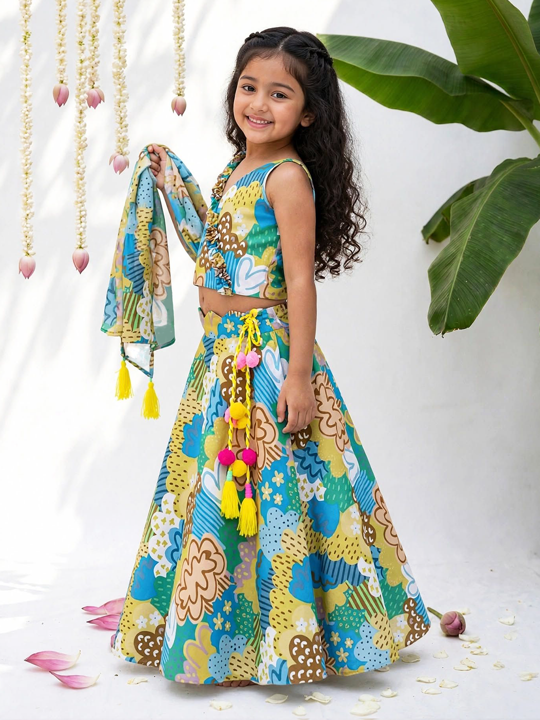 Nil Gagan Printed Lehenga Set