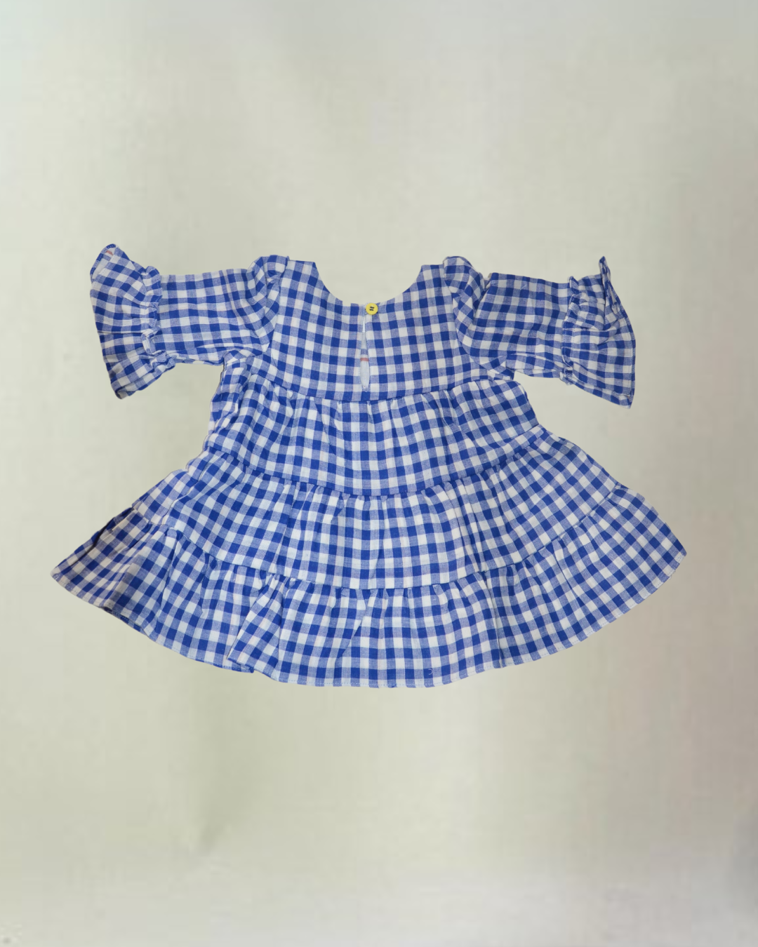 Checkered Frill Dress