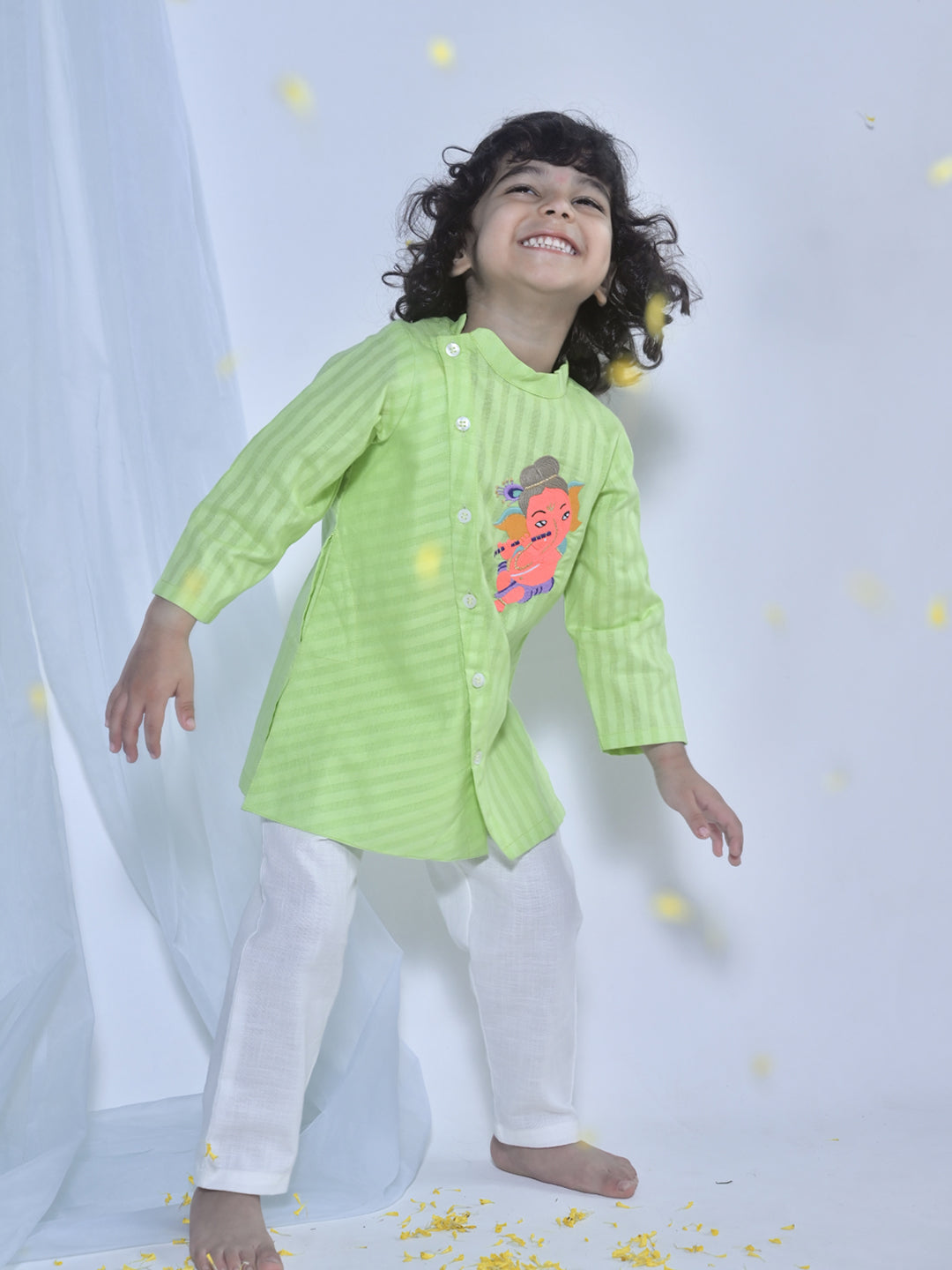 Ganpati Bappa Kurta Set