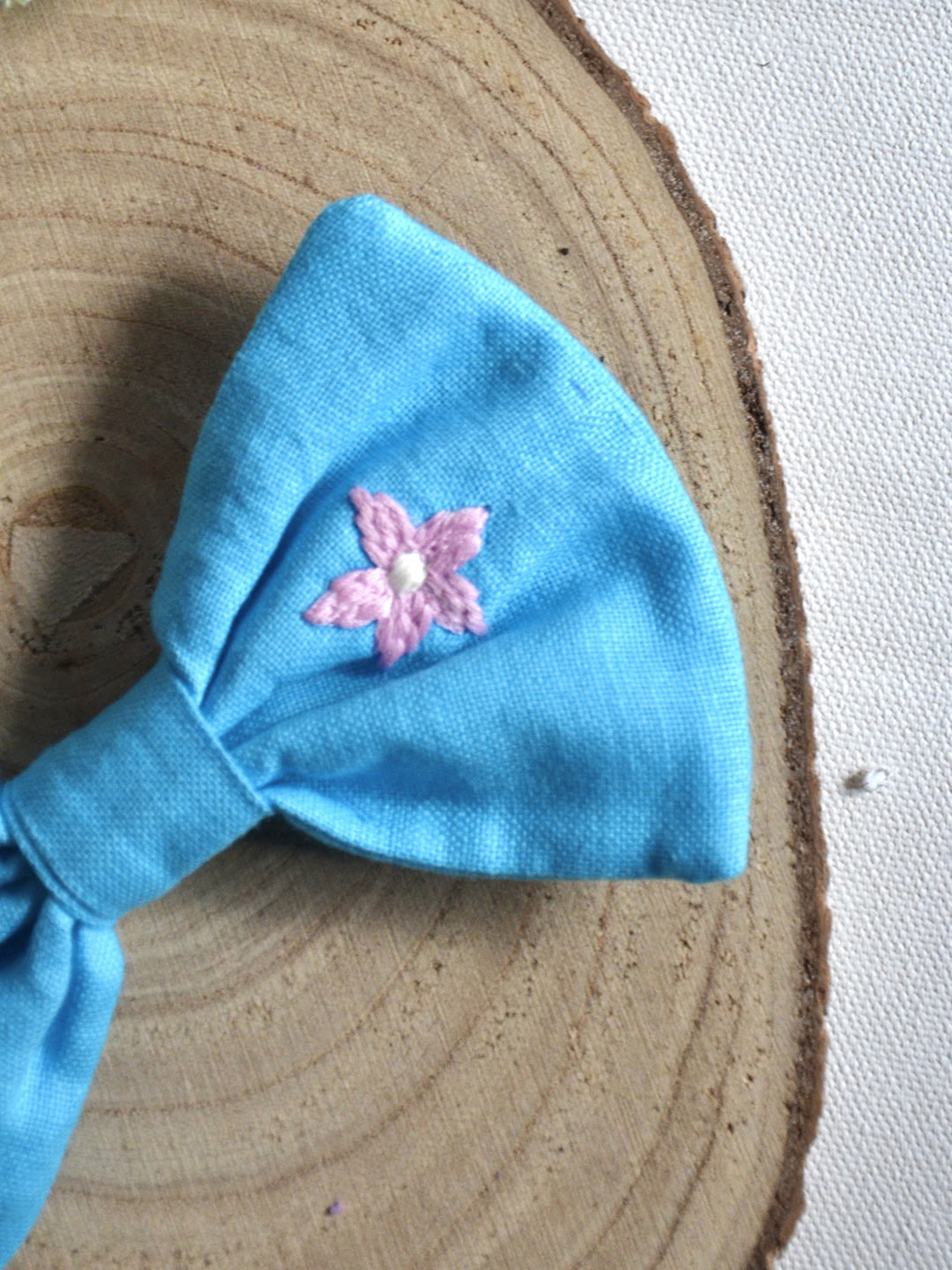 Flowery Feather Hair Clip