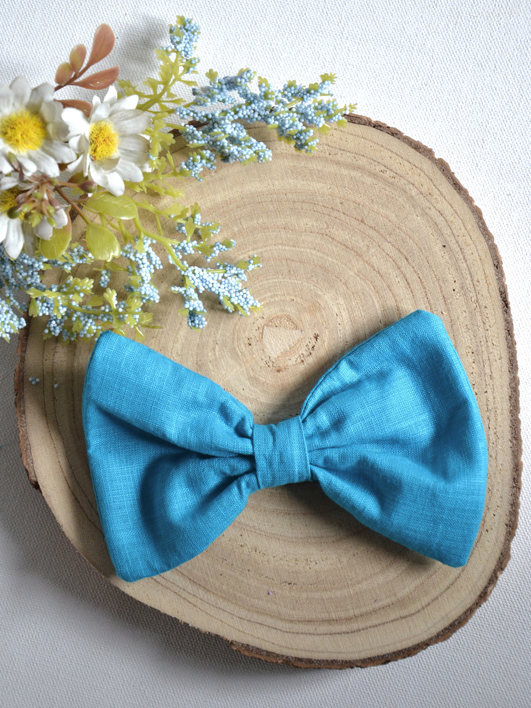 Flowery Feather Hair Clip