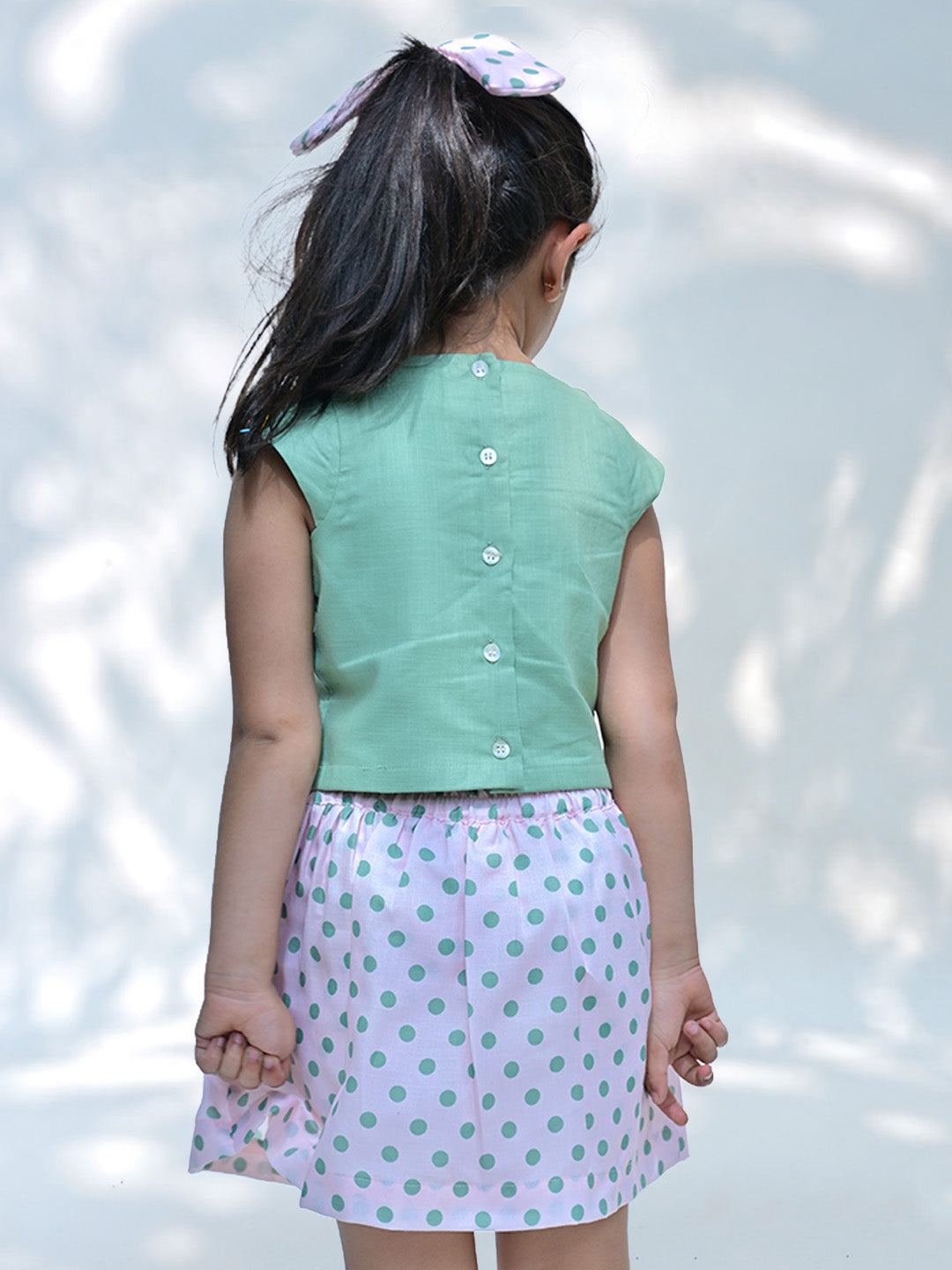 lime sugar candy Skort Set