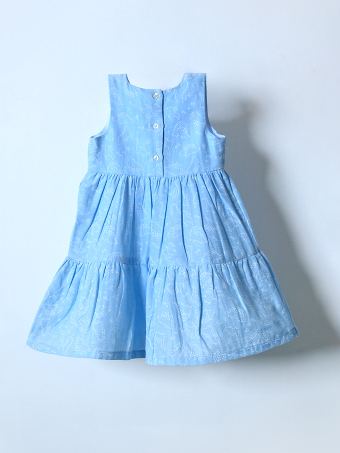 Sky Blue Dino Mini Dress