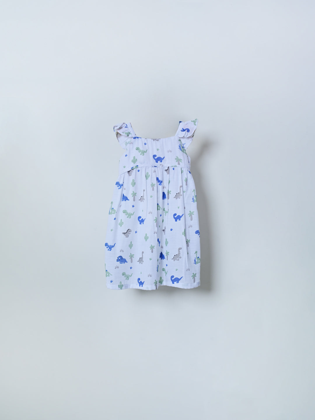 White Dino Mini Dress