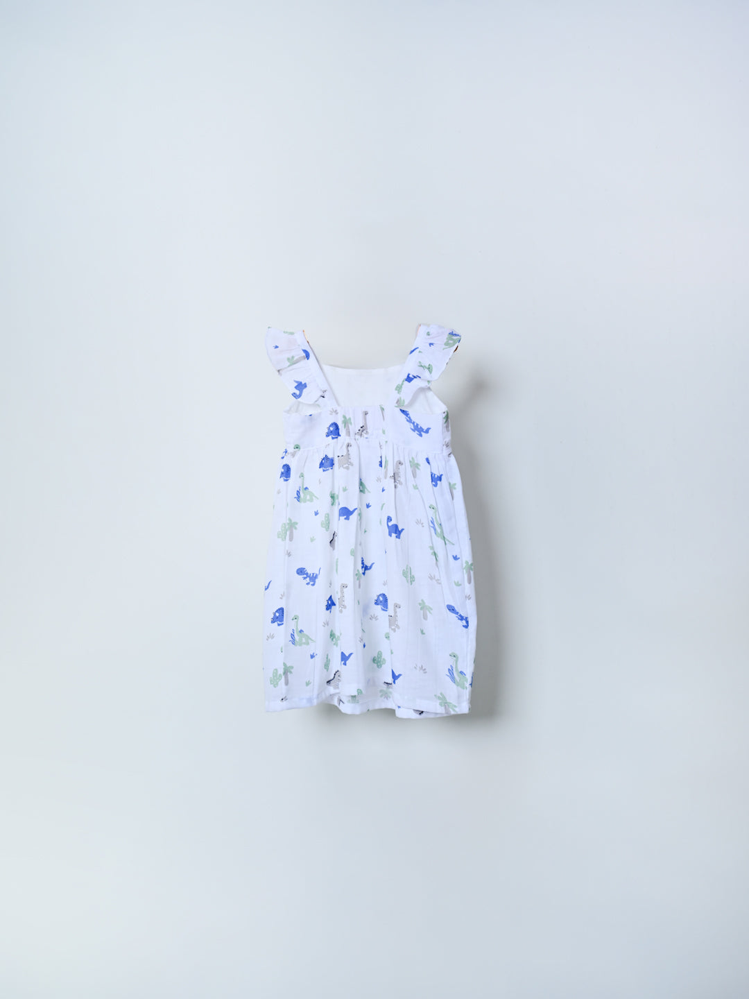 White Dino Mini Dress