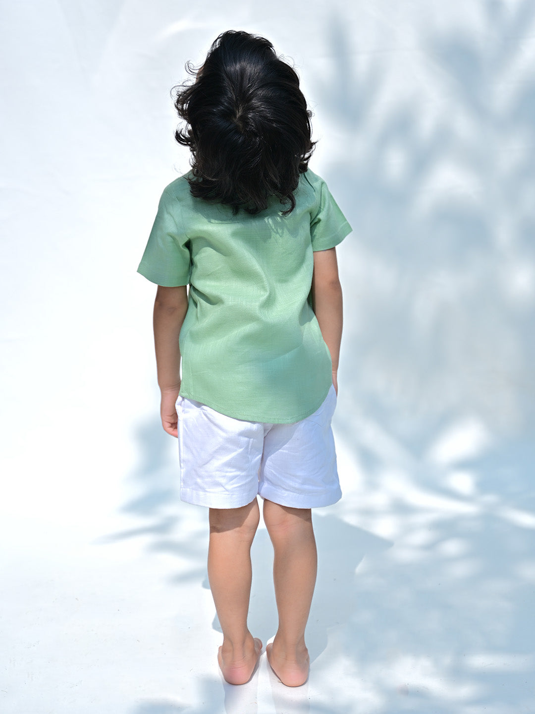 Green Rock Embroidered Shirt